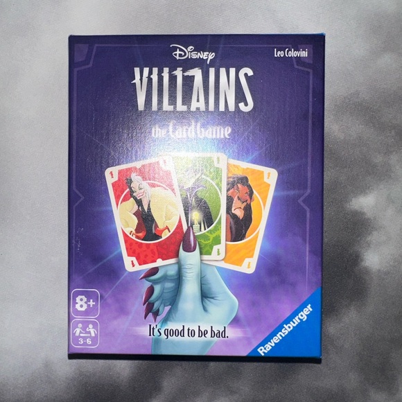 Disney Villains: THE CARD GAME – A Wickedly Fun Card Game Ravensburger - Picture 1 of 4